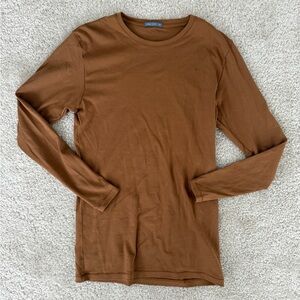 Ana + Zac Brown Cotton Long Sleeve Shirt XS NWOT